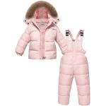 Zoerea Unisex Piumino Bambino Invernale Tuta da Neve per Bambina Ragazzi Giacca Snowsuit Leggero Sci Giacche Completo e Pantaloni 2 Pezzi