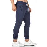 Pantaloni scontati blu 3 XL taglie comode traspiranti da jogging per Uomo 