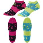 Zumba - Set di 2 calzini in colori vivaci, per fitness, compressione